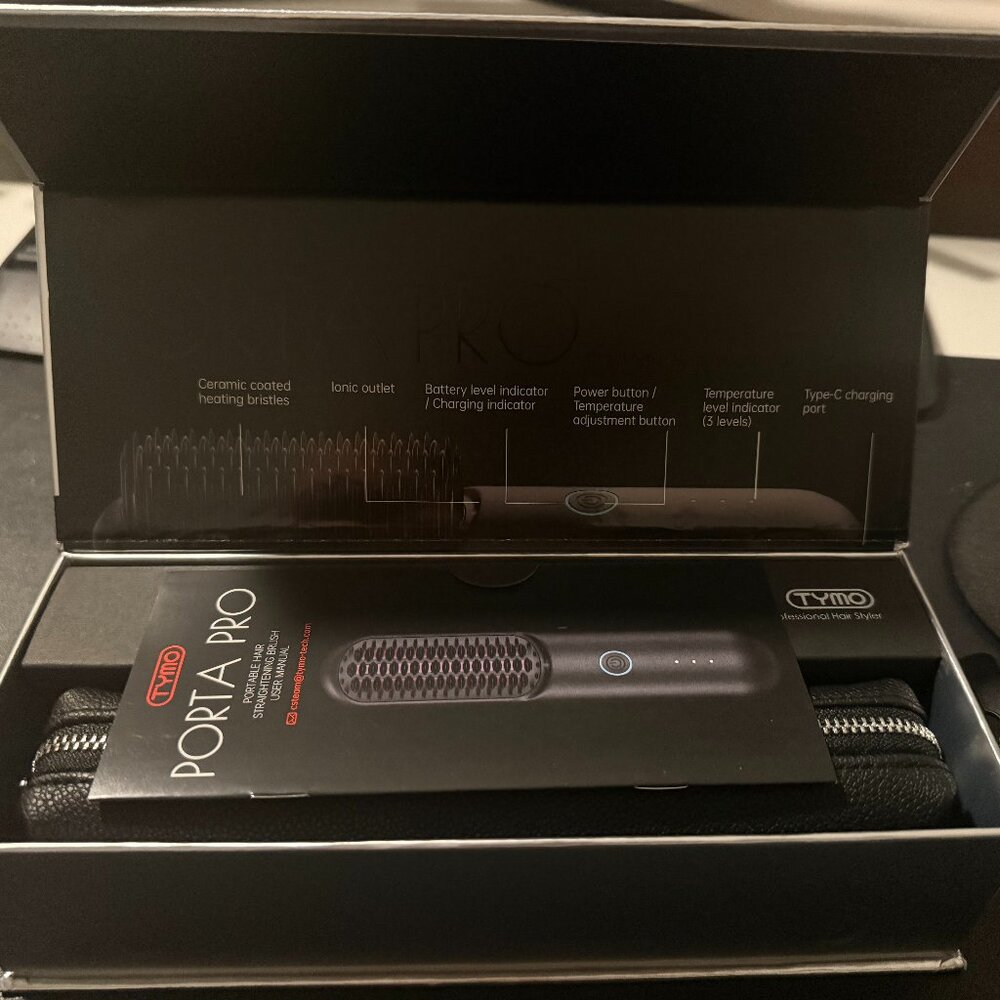 TYMO Porta Portable Hair Straightening Brush